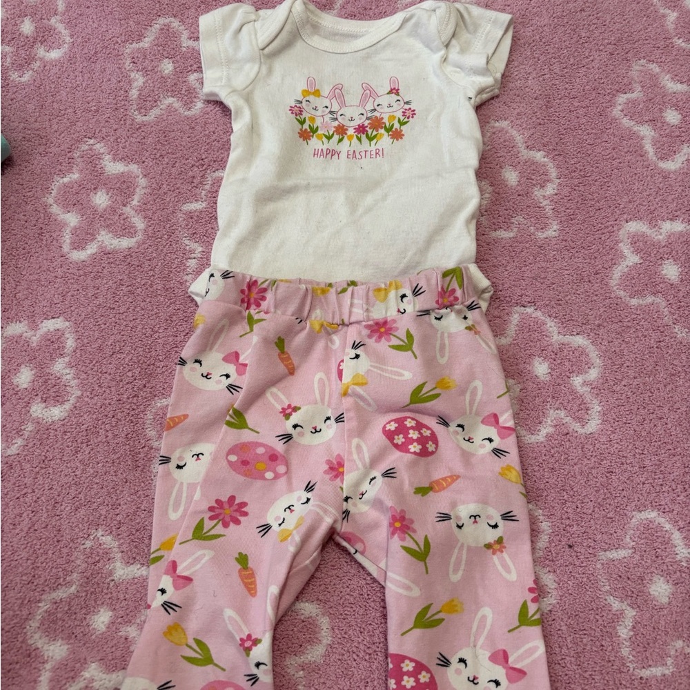 Cute Easter Bunny Baby Outfit